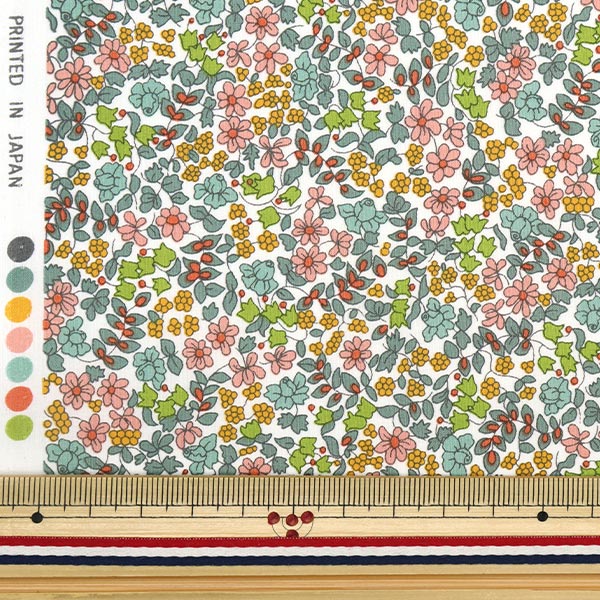 [From quantity 5] Fabric "Liberty Fabric Tana lawn Emilia's Flowers 3630184-WE] Liberty Japan