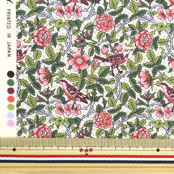 [De 5] Fabric "Liberty Fabric Tanalone Strawberry Tree DC31032-be" Liberty Japón Libertad Japón