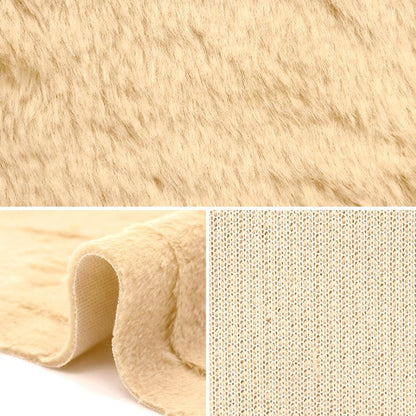 Fabric "Stuffed toy / doll fabric bore about 45 × 30cm cut cross beige C-2440-82"