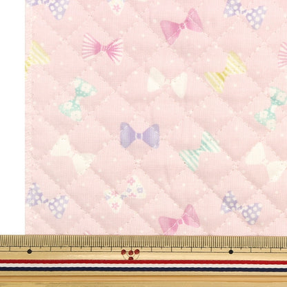 Fabric 『SheetingQuilt petite collection Ribbon Cut Cloth Approximately 106 x 50cm Pink CQ-PTC-RIB-A "