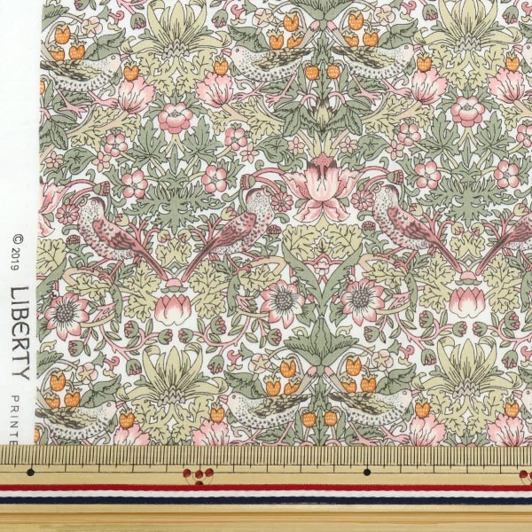 [Aus Quantität 5] Stoff "Liberty Fabric Tanalon Druck Erdbeer-Dieb Spring 36300129-XE" Liberty Japan