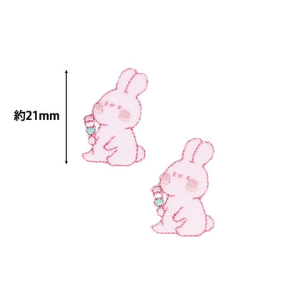 패치 "Seal & Iron Mini패치 토끼 mow878] KIYOHARA