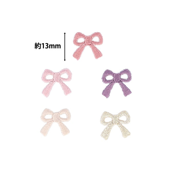 패치 "Seal & Iron Mini패치 리본 핑크 마우 885] KIYOHARA