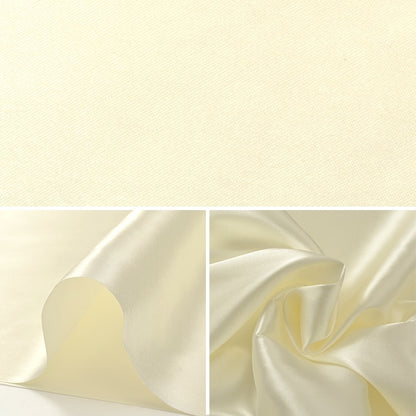 [From quantity 5] Fabric "Costume satin ivory"