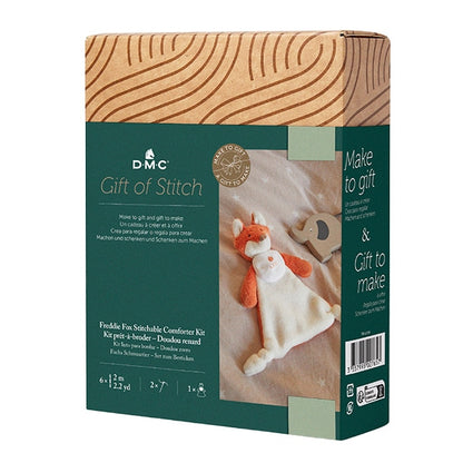 Embroidery kit "GIFT of Stitch Fox Stuffed toy RK209" DMC DM Sea