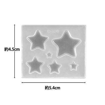 Clay resin type "Soft mold star flat C-530"