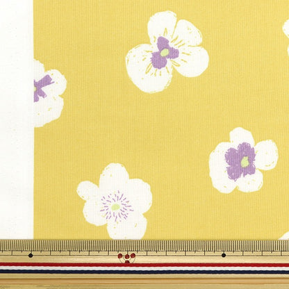 [De la cantidad 5] Fabric "Nina Soft Strantee Violetty Yellow 142-1292-B3"