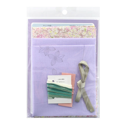 Kit de bordado "AODOA Michi Grass Bordery 6 Yamaboushi's Maru Drawstring"