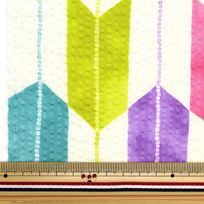 [From quantity 5] Fabric "Ripple Arrow Pink SO-57200-4A"