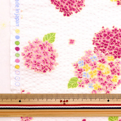 [From quantity 5] Fabric "Ripple Hydrangea White 38115-2A"