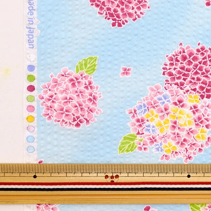 [From quantity 5] Fabric "Ripple Hydrangea Saxophone 38115-2C"