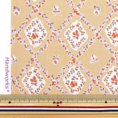 [Da 5] Fabric "60 PRESITURA PRESITURA PIÙ PULTICHE PICCOLO BEIGE FLORALE SC10506-A"