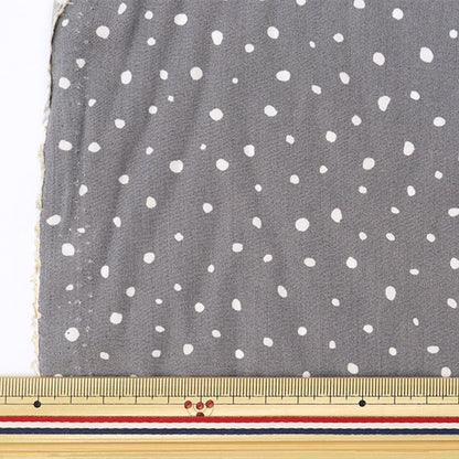 [From quantity 5] Fabric "Melty Leyon Dalmatian Gray RYPT-DA-D"