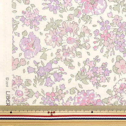 [الكمية تبدأ من 5] قماش "Liberty Fabrics Tana Lawn Clair Drune 3337106-J23C" [Yuzawaya Original]