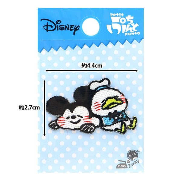 Embay "Kanahei peinture Mickey Mouse et Donald Duck GW-1104-1a" Kokka Cocka