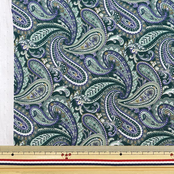 [De la quantité 5] tissu "Broad Paisley Peacock 4223-1-3"