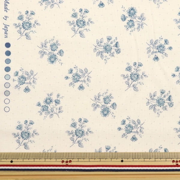 [De la cantidad 5] Fabric "Préstamo Midy Dry Flower Blue 83049-1-2"