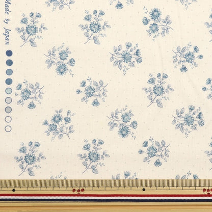 [De la cantidad 5] Fabric "Préstamo Midy Dry Flower Blue 83049-1-2"