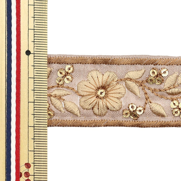 [From quantity 5] HandicraftTrim 『2023 Indian embroidery trim 45641#8』
