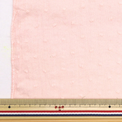 [From quantity 5] Fabric "DOMOTEX Puadot Baby Pink DOMO-DOT3"