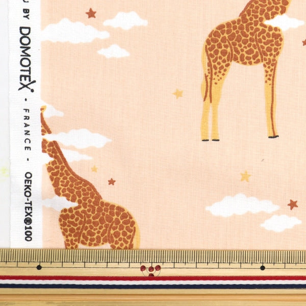 [Dalla quantità 5] Tessuto "Stampa di cotone Domotex Good Night Kirin Pink Domo-Cpt3"