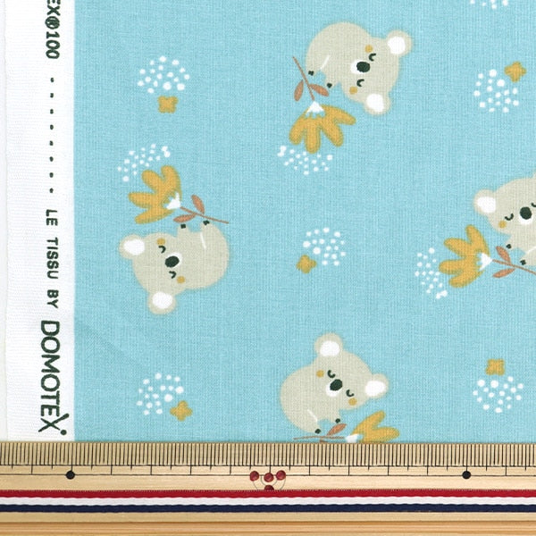 [De la cantidad 5] Tela "Domotex Cotton Print Good Night Koala DOMO-CPT13"