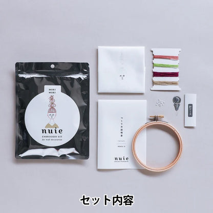 Embroidery kit "NUIE embroidery kit Morimori HCA15 // 5" MIYUKI Miyuki