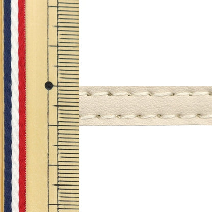 Materiale della borsa "Tape punti in pelle doppio sintetico circa 10 mm di larghezza #33 beige ftw10-33"