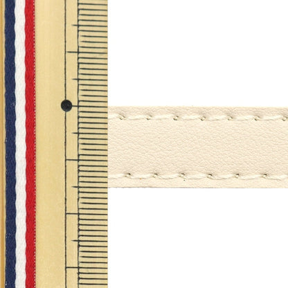Materiale della borsa "Tape punti in pelle doppio sintetico di circa 15 mm di larghezza #33 beige ftw15-33"