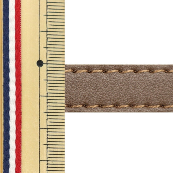 Materiale della borsa "Tape punti in pelle doppio sintetico di circa 15 mm di larghezza #72 marrone ftw15-72"