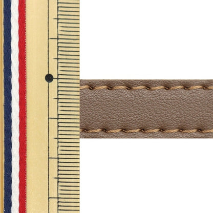 Materiale della borsa "Tape punti in pelle doppio sintetico di circa 15 mm di larghezza #72 marrone ftw15-72"