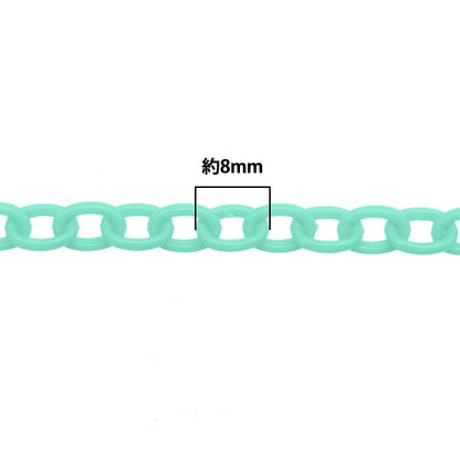 Parti artigianali "mini -chain verde circa 40 cm"