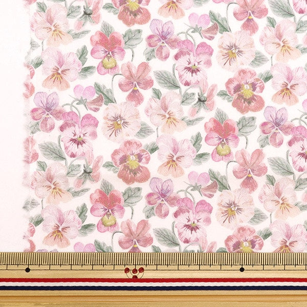 [الكمية من 5] القماش ``Liberty Fabrics Tana Lawn Think of Me Pink 36301107J23E'' [Yuzawaya Original]