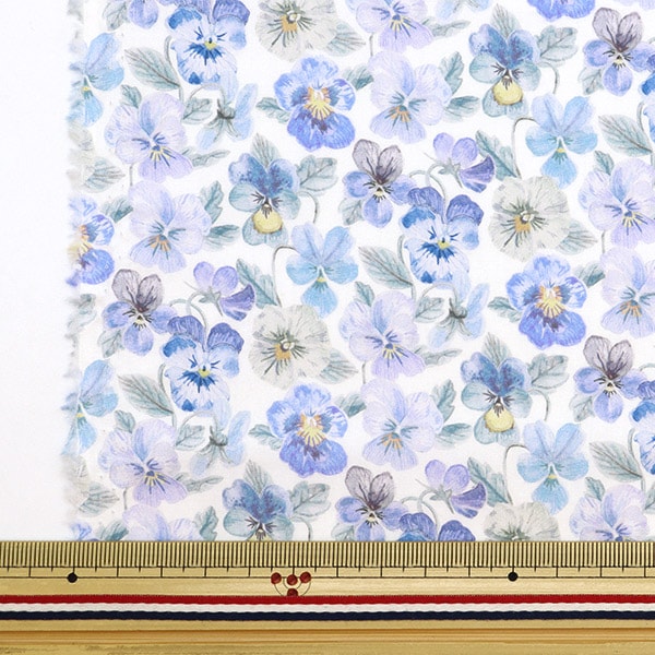 [De 5] Tissu "Liberty tissu tanalone Sinky Omy Blue 36301107J23F" [Yuzawaya Original]