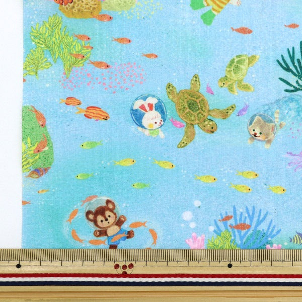 [來自數量5] 織物 “ 60 Loan Digital Print 22Fabric Marine Game Blue DP-4420-4A”