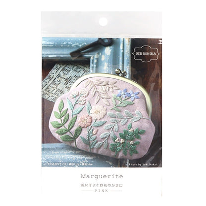 Embroidery kit "Wild flowers that blew the windGamaguchi Pink PHC-114-1] PIECE Peace