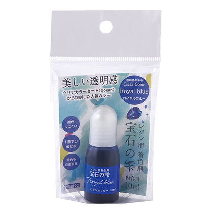 Colorant dédié en résine "Jewel Shizuku Royal Blue 403371" Padico Pajiko