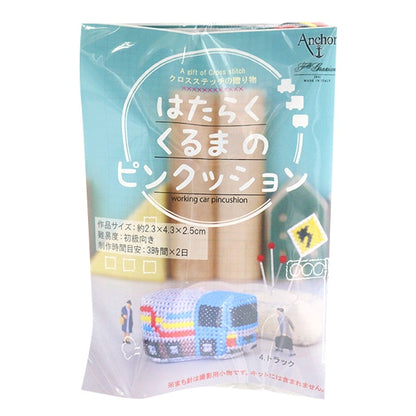 Embroidery kit "Human Pink Cushion 4. Truck 342743-4"