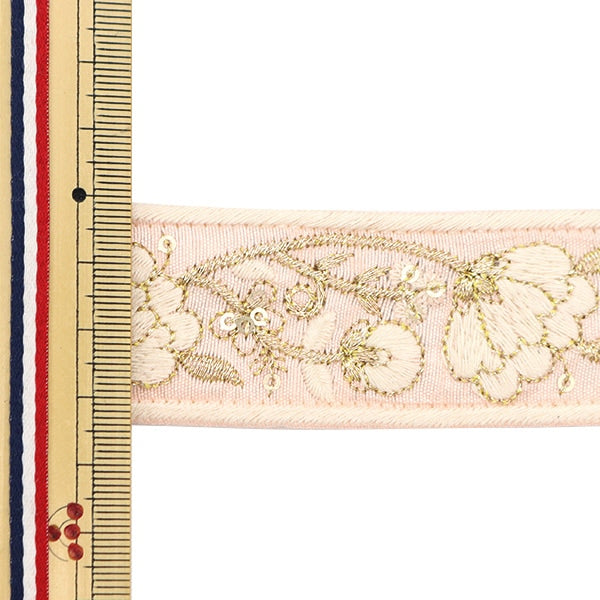 [From quantity 5] HandicraftTrim 『2023 Indian embroidery trim 650D]