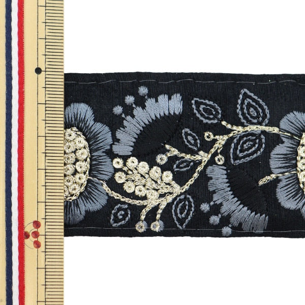 [From quantity 5] HandicraftTrim 『2023 Indian embroidery trim 43205B2]