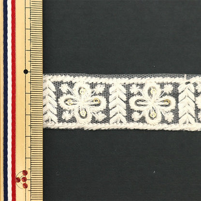 [From quantity 5] HandicraftTrim 『2023 Indian embroidery trim 45924』