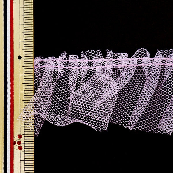 [수량 5에서] 레이스 "Tulle Box Frill 2023 No. 3 Pink 535F-3"