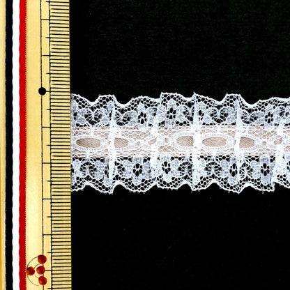 [수량 5에서] 레이스 "리본Russell Frill 2023 너비 약 2.5cm 11 컬러 12432RB-11]