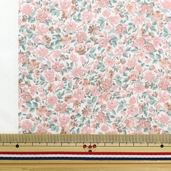 [Aus 5] Stoff "Liberty Fabric Tanalone Hanna Rose Pink 3631126j23b" [Yuzawaya Original]