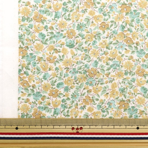 [De la cantidad 5] Fabric "Liberty Fabric Tanalone Hanna Rose Yellow 3631126J23d" [YUZAYA ORIGINAL]