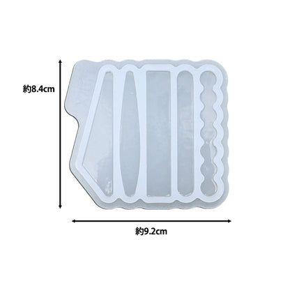 Stampo di resina "Plate per capelli ologramma a muffa in silicio A x7571-X" lana harawoolhara