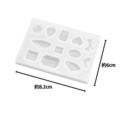 Molde de resina "Mold de silicio Bijou H2104" Lana de Harawool Hara