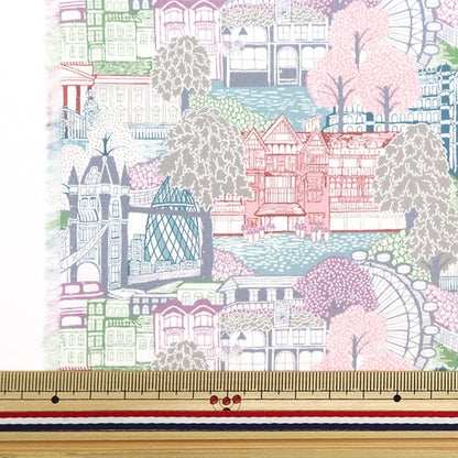 [From quantity 5] Fabric "Liberty Fabric Tana lawn Capital Views 3636845-BU] Liberty Japan