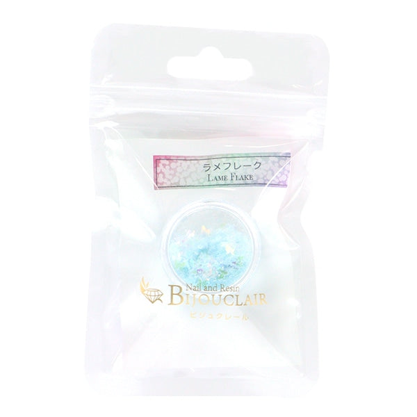 Resin material "Vijucle Ramef Light Light Blue Butterfly 10-3692"