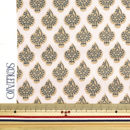 [De la cantidad 5] Fabric "Souleadodo Soleado Vintage Field Manipuru Jasmine Yellow SLFCV-104B"